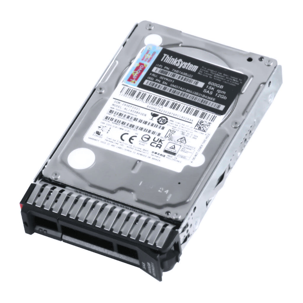 00YK011 Lenovo 600GB Hard Drive SAS 2.5" 15k RPM 12GBps 7XB7A00022