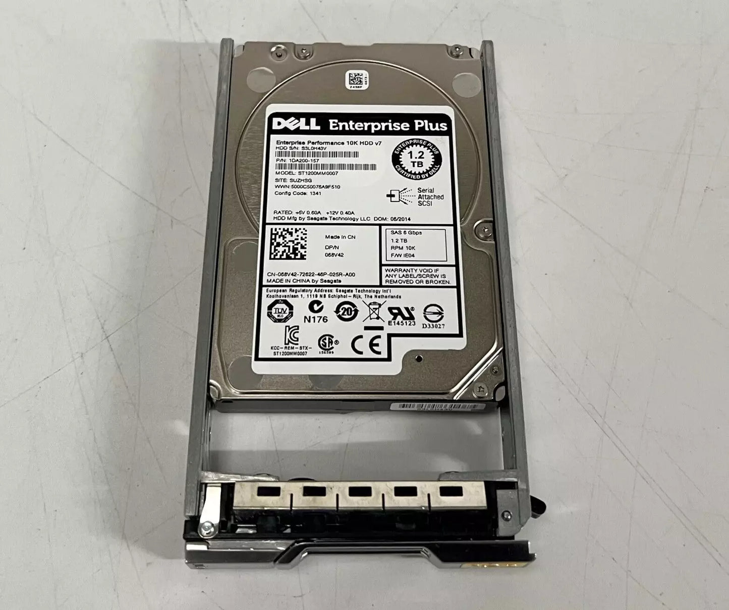 068V42 Dell 1.2TB SAS 6Gb/s 10K 2.5" HDD CML-1DA200-157-SC220