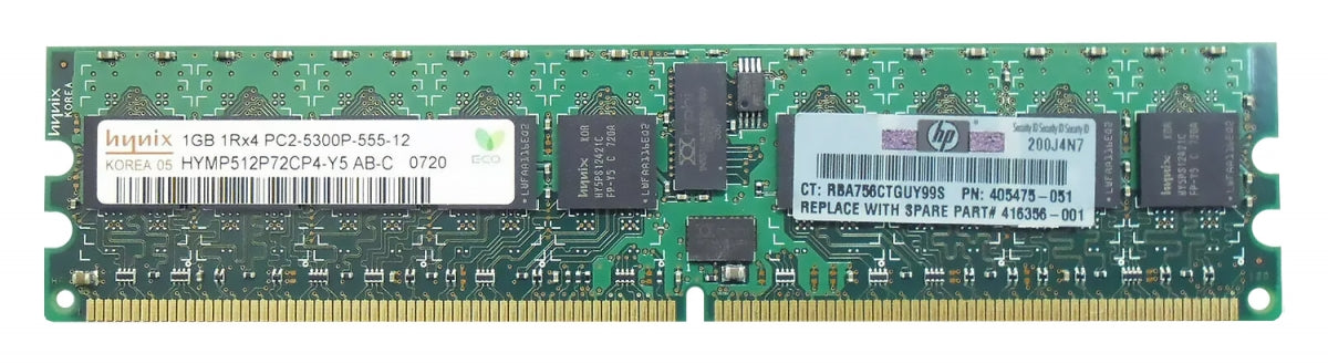 416356-001 Memoria Hp 1gb Pc2-5300p