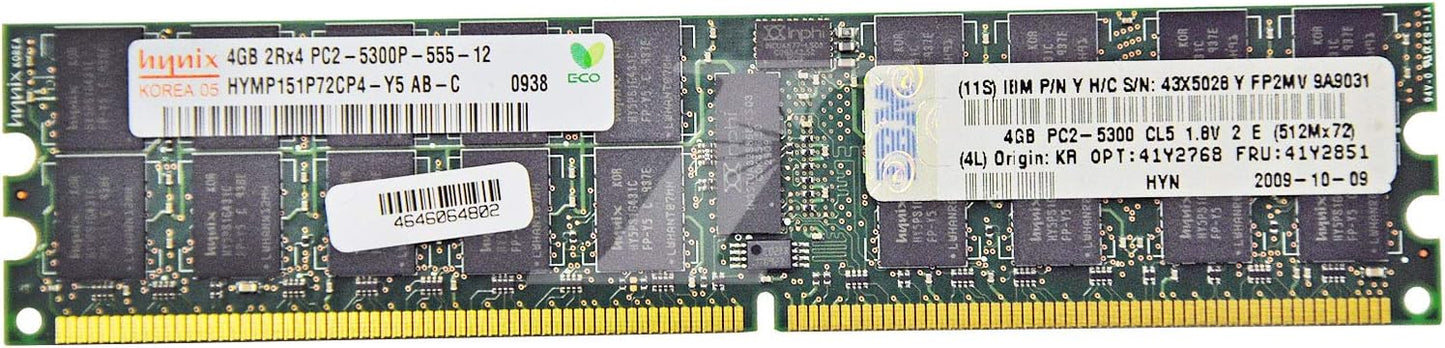 41y2851 Memoria Ram Servidores 2gb 1x2gb Ibm