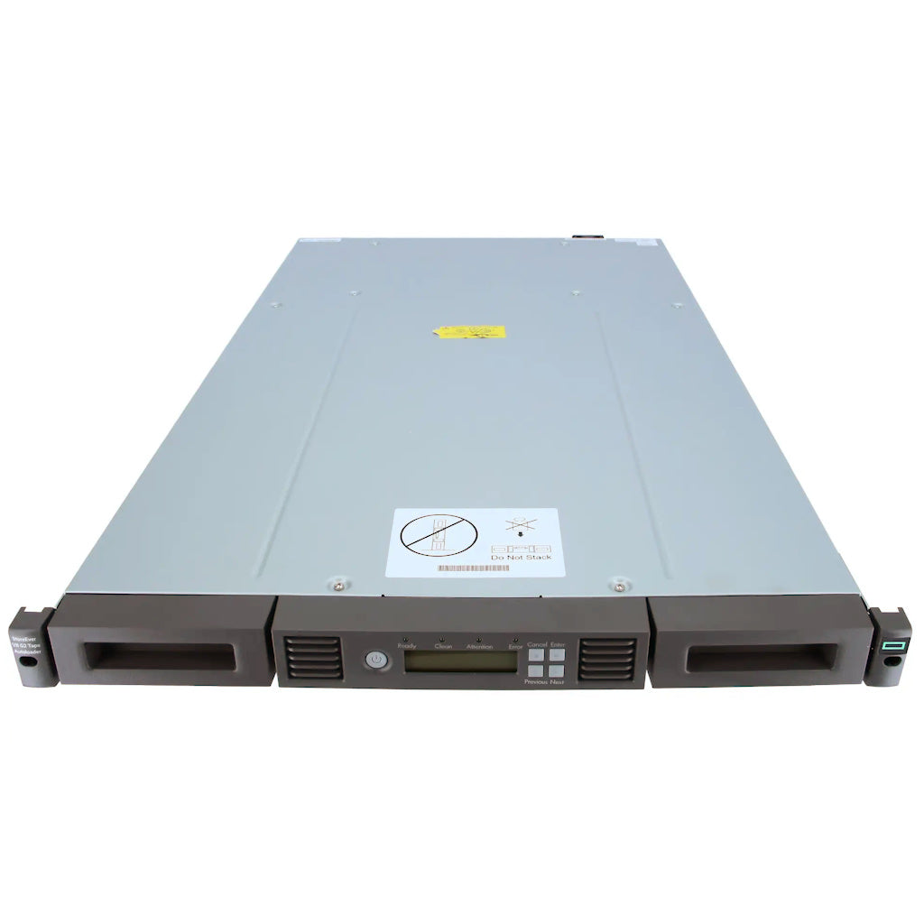 435243-002 LVLDC-0501 HP StorageWorks 1/8 G2 1U Tape Autoloader HP BRSLA-0704-DC w/Tape Drive BL540B
