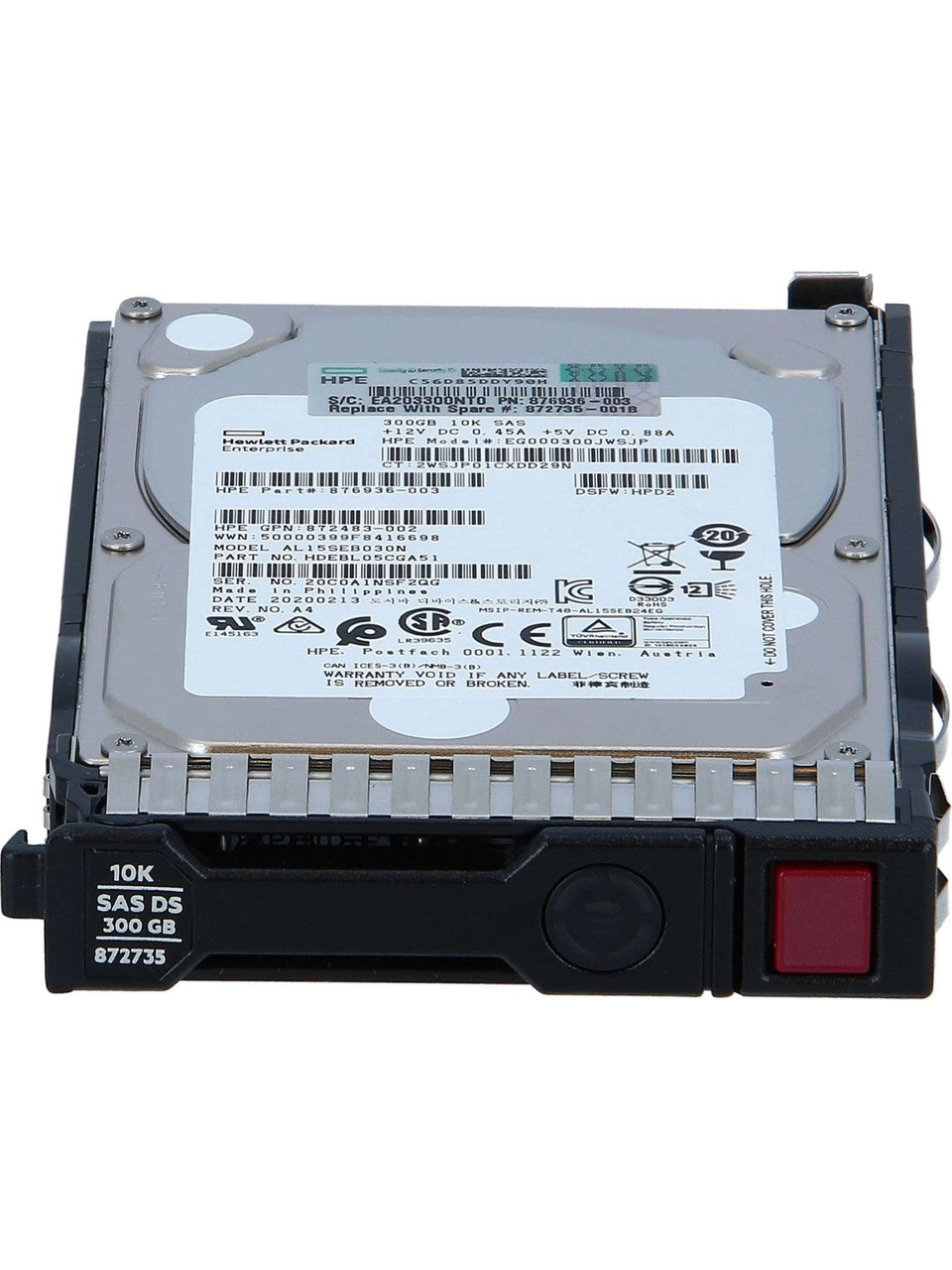 872735-001 Hp Disco Duro 300-gb 2.5 Sas