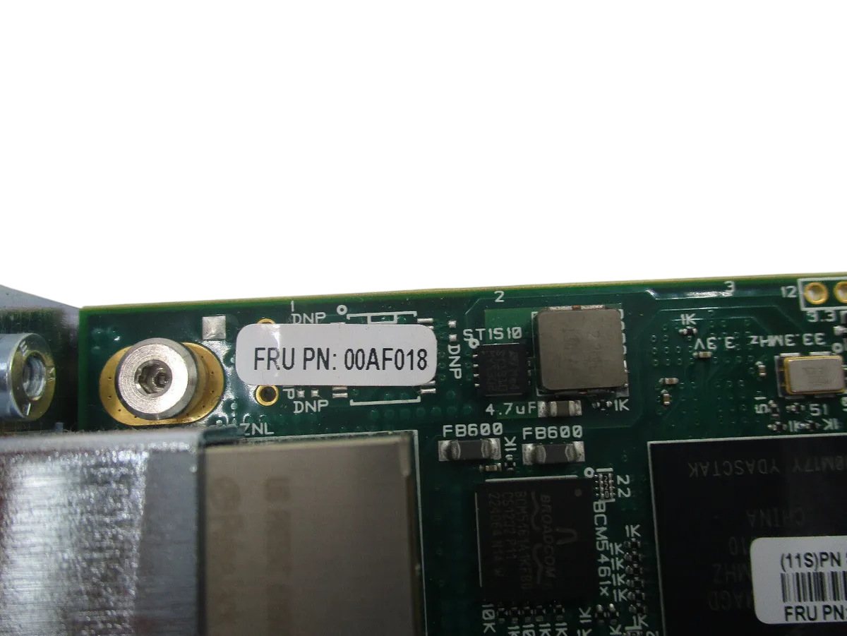 IBM FlashSystem 820 Management Controller Port Backplane FRU P/N: 00AF018
