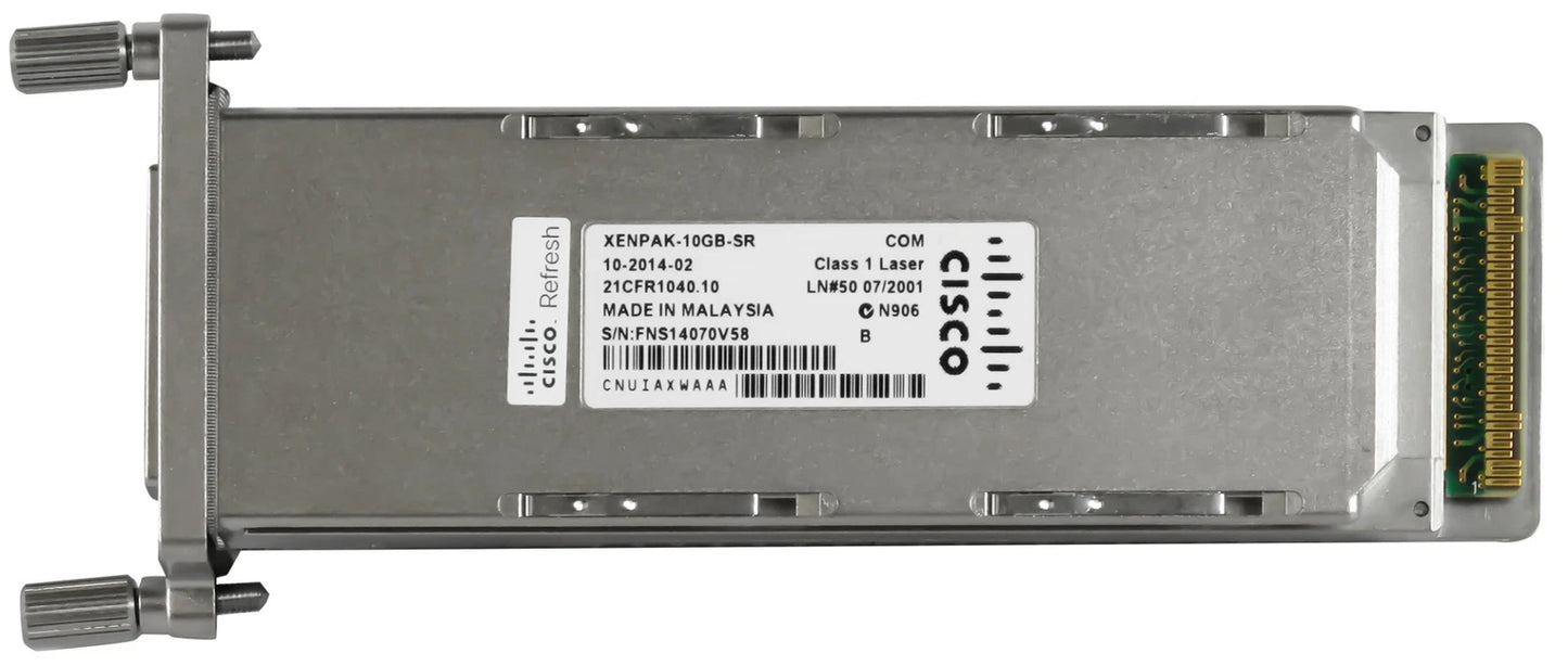 Cisco XENPAK-10GB-SR 10GBase-SR MMF 850nm 300M XENPAK Transceiver Module