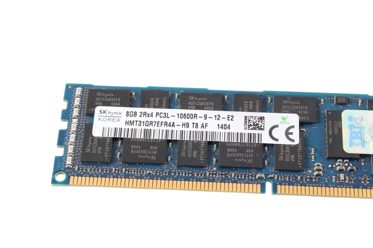 Server Hynix HMT31GR7EFR4A-H9 8GB PC3L 10600R 2Rx4 ECC Memory DIMM