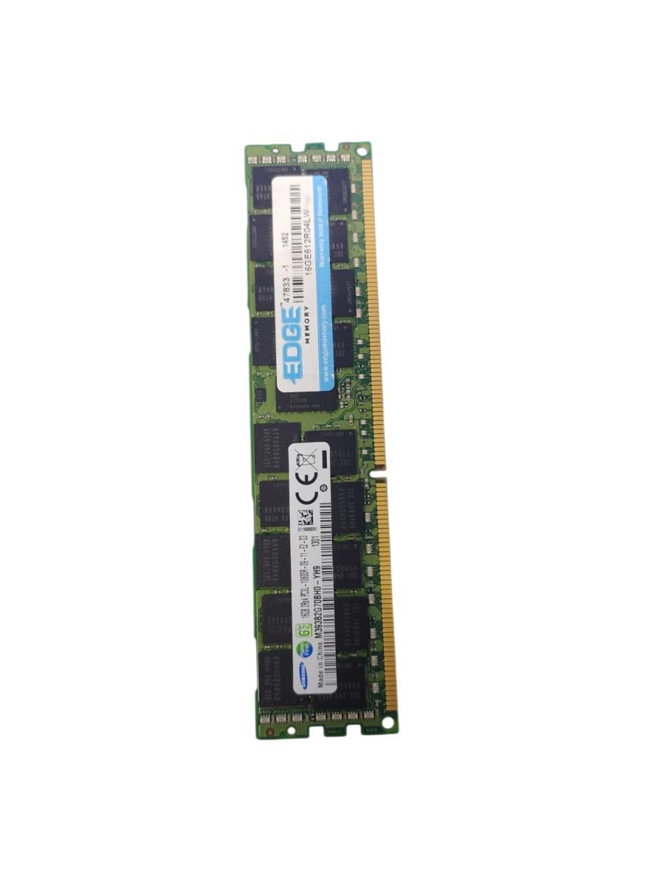 M393B2G70BH0-YH9 Samsung PC3L-10600R 16GB DDR SDRAM Memory Module