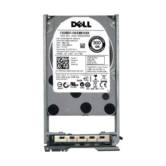 Dell 0F9KW8 300 GB SAS 10K 6GB 2.5" HDD