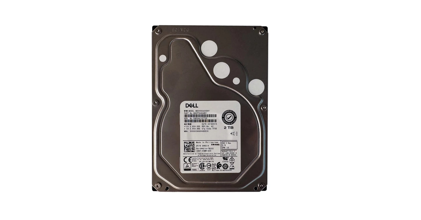 R7fkf Dell Hdd V4 2tb Plateado