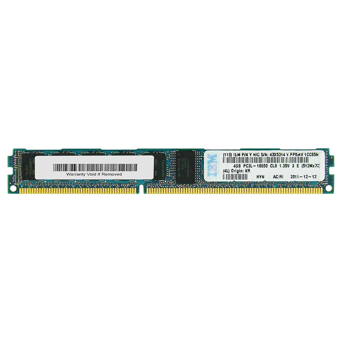 43X5314 IBM DDR3 4GB ECC RDIMM PC3-10600R 49Y1445