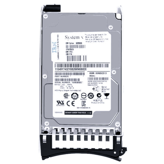 45W7766 IBM 3TB Hard Drive SAS 3.5" 7.2k RPM 6GBps 45W7765 w/Tray