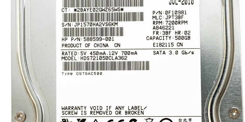 460579-001  500GB 7.2K 3.5 SATA LFF SEAGATE HDD ST3500413AS
