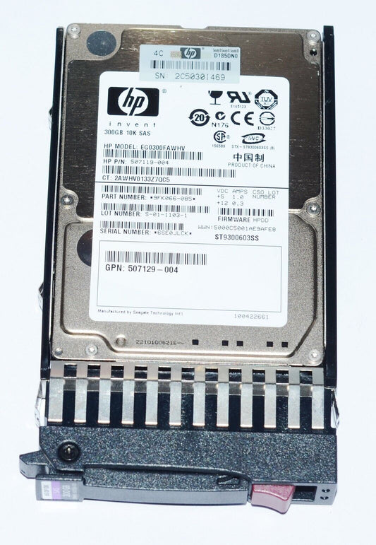 HP 507284-001 300 GB 10K 6G 2.5" SAS