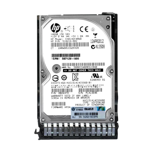 HP 512744-001 146 GB 15K SAS 6G HDD 2.5"