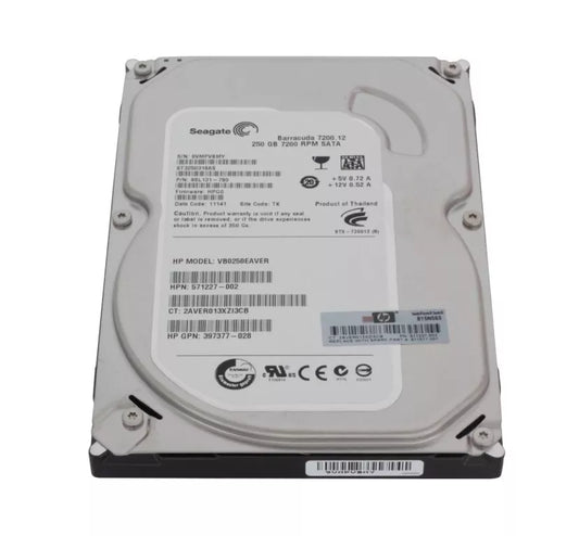 HP 571517-001 250 GB 7.2K 3G 3.5" SATA