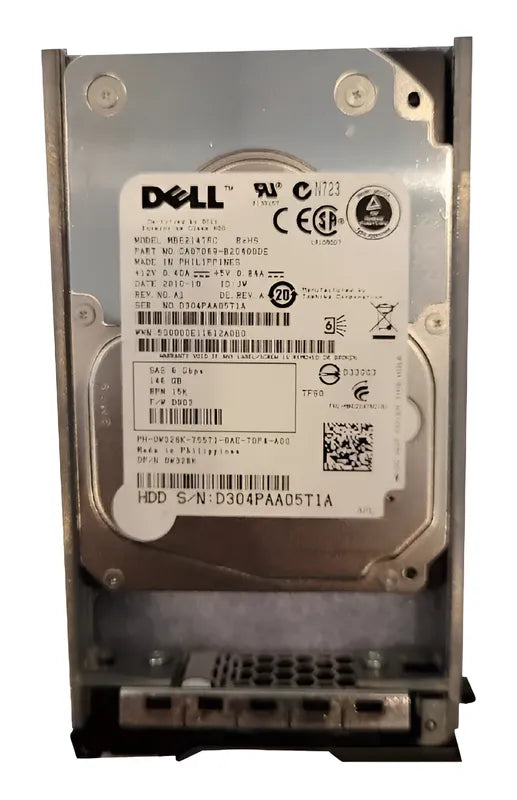 Dell 61XPF 146 GB 15K 6G SAS 2.5" HDD