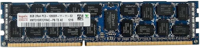 Hynix HMT31GR7CFR4C-PB 8GB DDR3 REG ECC PC3-12800 CL11 1GBX72 512MX4 1.5V 240P DIMM