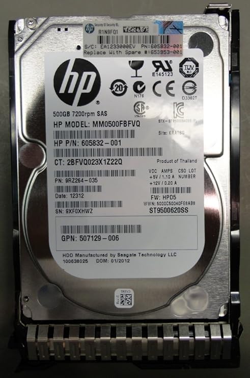 HP 500 GB HDD 653953-001