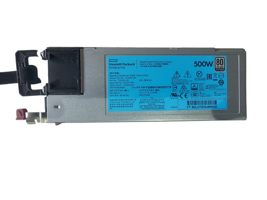 754377-001 Fuente 720478-b21 Hp Dl360 Dl380 Ml350 G9 500w 754377-001
