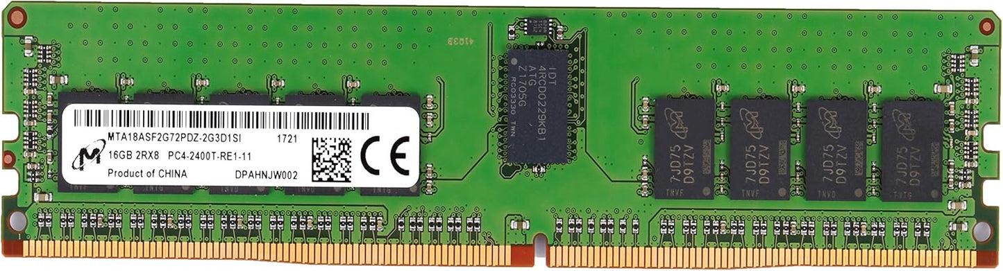 16GB DDR4-2400T PC4-19200T 2PX8 Server Memory Module