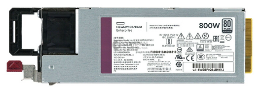 HPE 866730-001 800W Flex Slot Platinum Hot Plug PSU