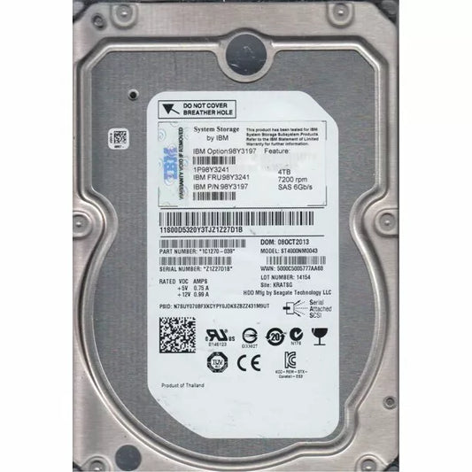 IBM 98Y3241 45B 7.2K 6G 3.5" SAS HDD