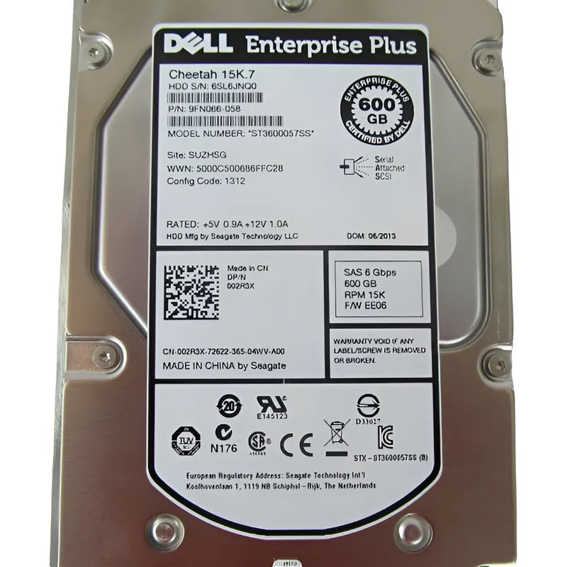 CML-9FN066-058-SC200 Disco duro Dell 600GB 15K SAS 3.5''