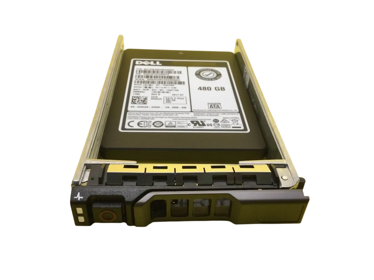 DELL 480GB 2.5" SSD MZ-7KM480B MZ7KM480HMHQ0D3 02RGGR 2RGGR