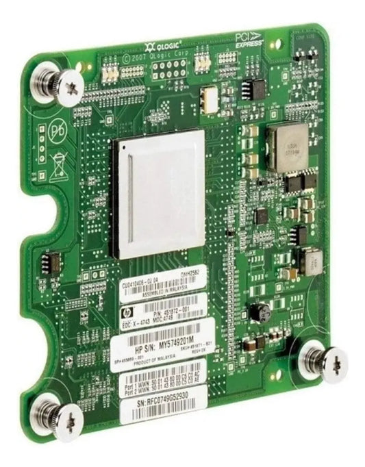 451871-B21 451872-504 455869-001 QMH2562 HP QLOGIC PCIE-8GB FC FOR HBA MEZANNINE