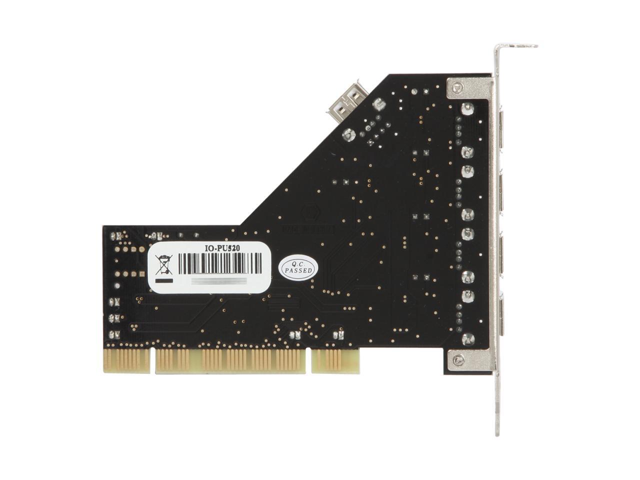 IO-PU520 PCI USB Ports: 5 Data Transfer Rate