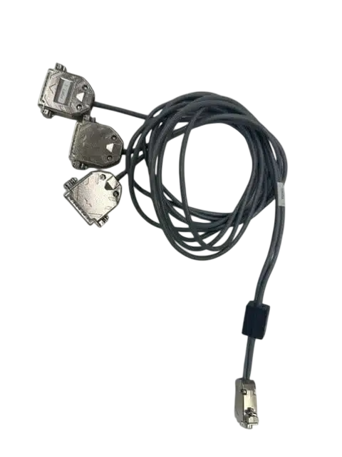 NORTEL 5FT DB-9 FEMALE TO 3X DB-25 MALE 3-PORT SDI CABLE ASSEMBLY NTBK48AA