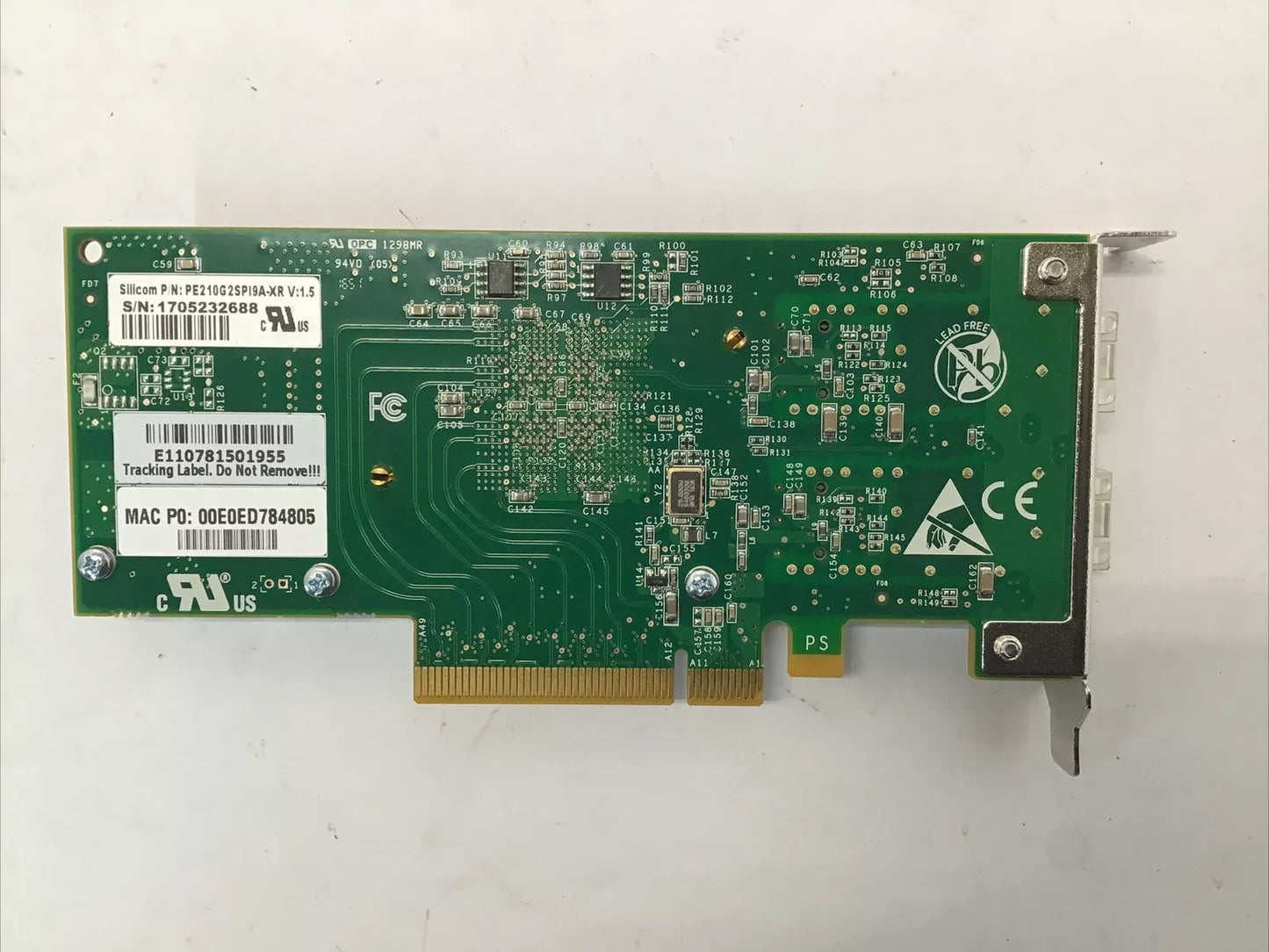 PE210G2SPI9A-XR Dual Port 10GB Ethernet Adapter Card
