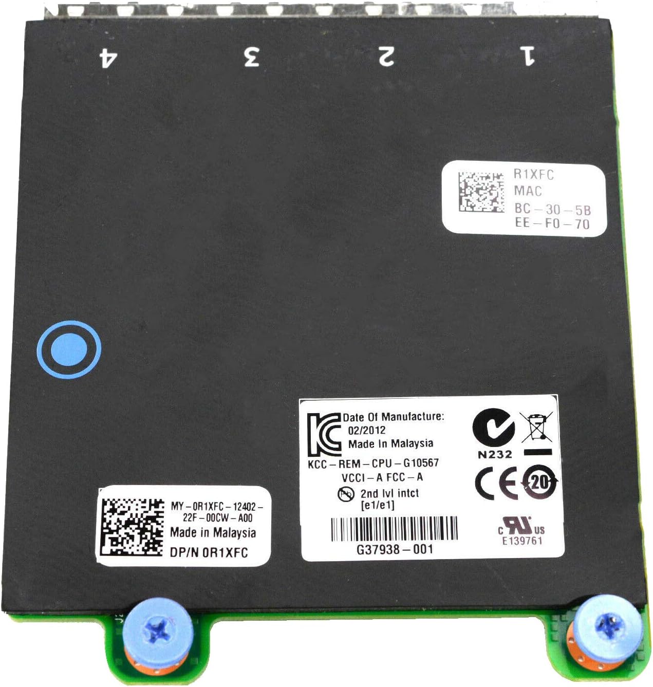 R1XFC DELL Card Quad-Ports 1Gbps