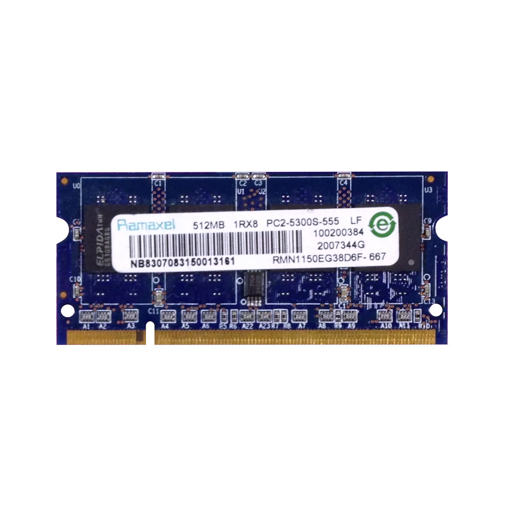 RMN1150EG38D6F Ramaxel 512MB DDR2 667MHz Memory PC2-5300S