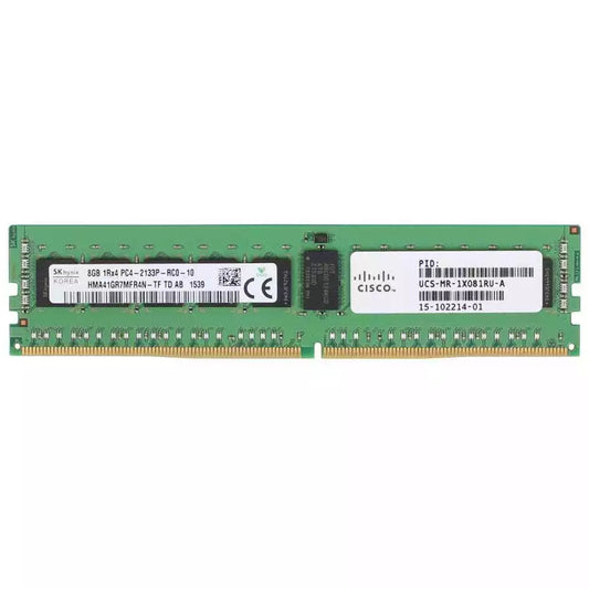 UCS-MR-1X081RU-A Cisco DDR4 8GB 2133MHz Memory ECC CL15
