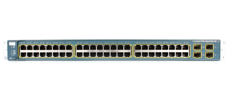 WS-C3560X-48PF-L Cisco Switch 48 Port