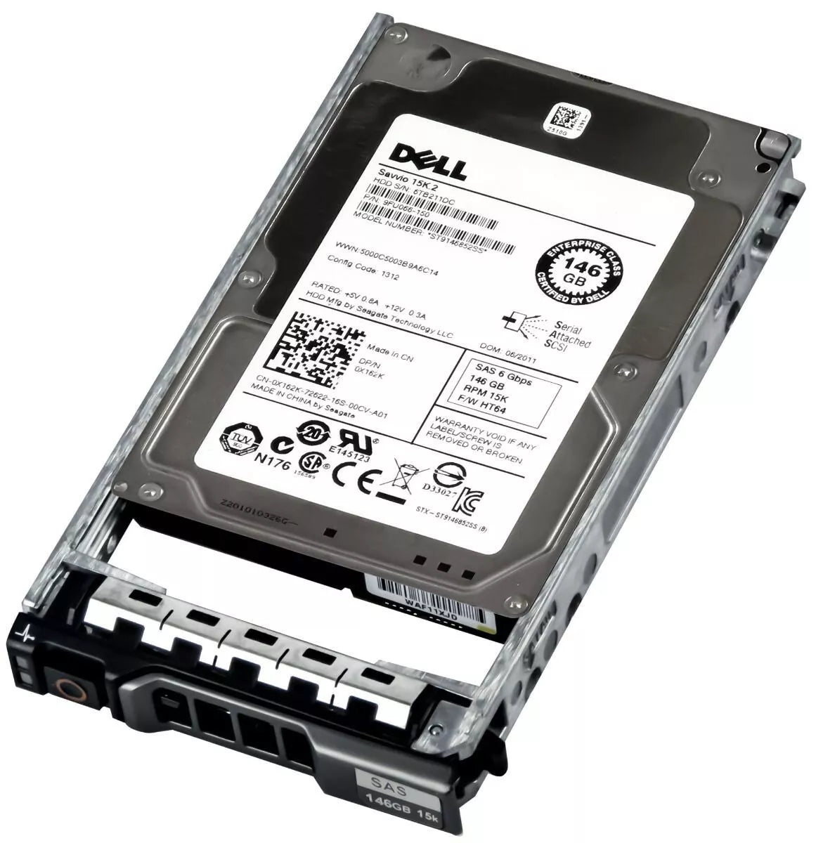Dell X162K 146 GB 15K 6G SAS 2.5" HDD