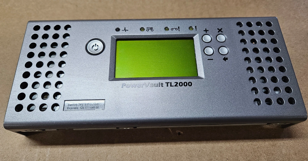 Dell PowerVault TL2000 Display