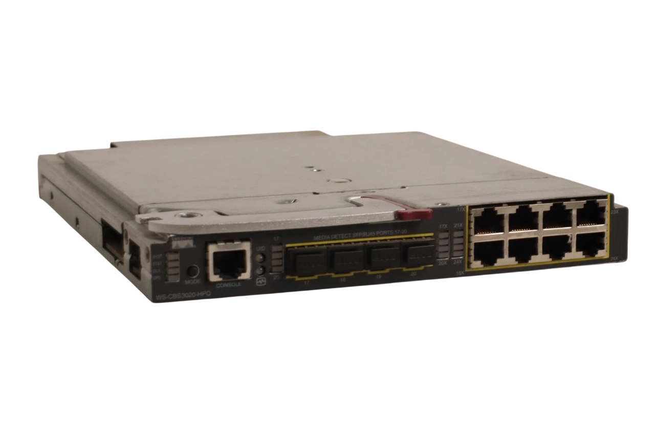 Cisco WS-CBS3020-HPQ V02 Blade Switch P/N 410916-B21 432904-001 IOS 12.2(25)SEF1