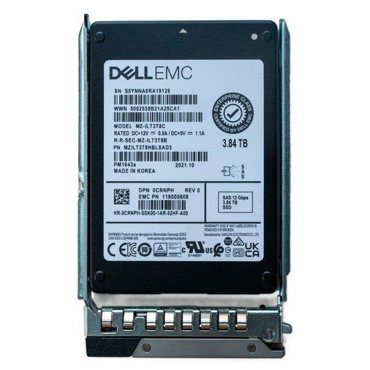 SSD 02VY8H 2VY8H Dell Compellent 3,84 TB SAS 12 Gbps RI 2,5"