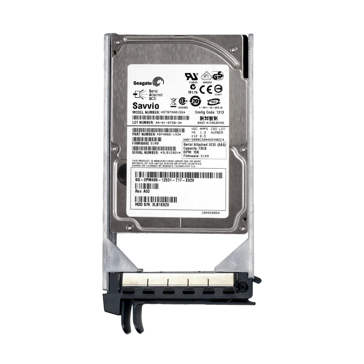 Dell HDD M498 0PM498 73GB 10K ST973401SS