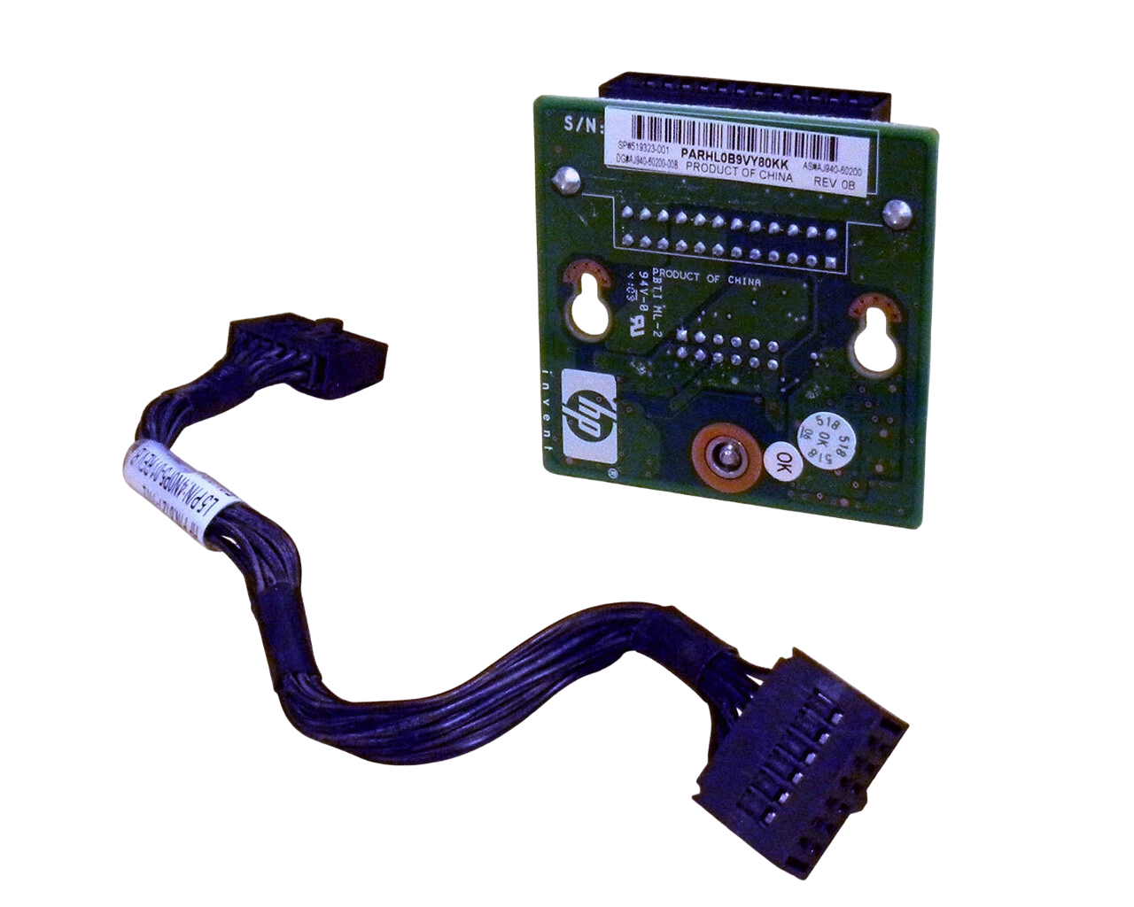 HP Fan Interconnection Board w/ Cable D2600 Disk Enclosure - 519323-001