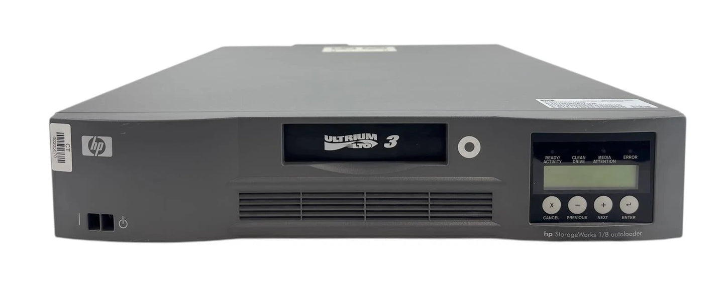 391206-001 - HP 3.2/6.4TB LTO-3 StorageWorks 1/8 Ultrium 960 Tape Autoloader HP AF204A