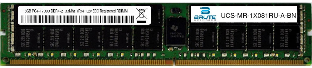 Cisco memoria 8GB DDR4-2133MHz RDIMM/PC4-17000/Single-Rank/x4/1.2v