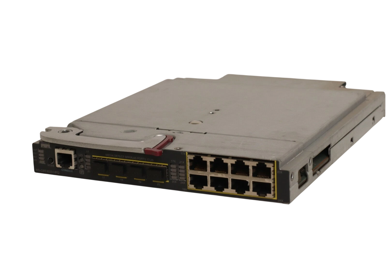Cisco WS-CBS3020-HPQ V02 Blade Switch P/N 410916-B21 432904-001 IOS 12.2(25)SEF1