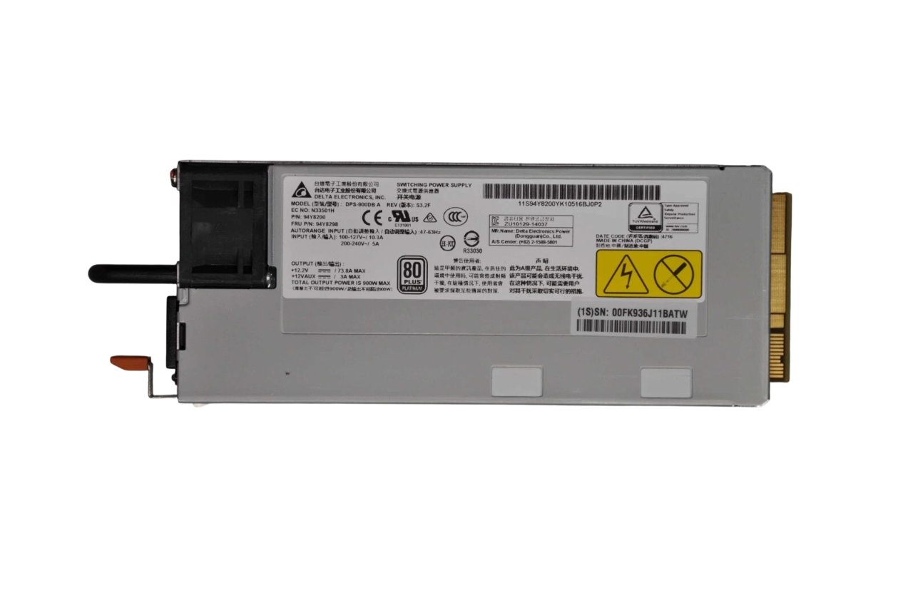 DELTA ELECTRONICS 900W Server Power Supply 00FK936 00YJ923 94Y8148 94Y8298