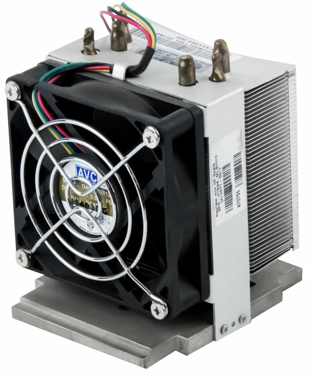 Disipador térmico y ventilador para servidor HP Proliant ML350 G5 411354-001 413977-001
